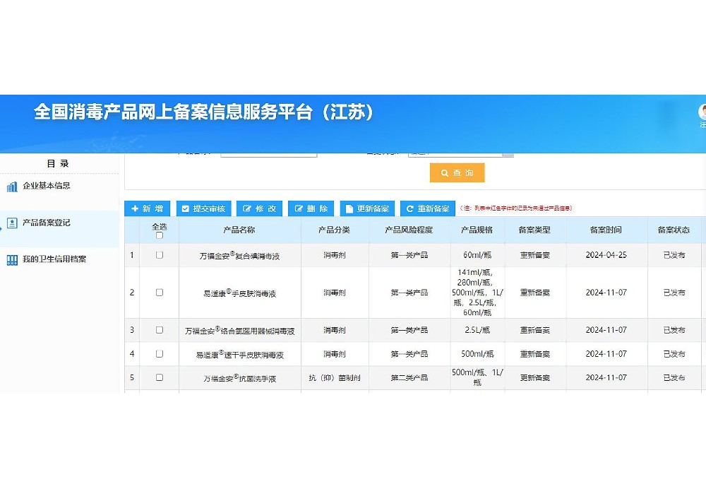 全國消毒產(chǎn)品網(wǎng)上信息服務(wù)平臺公示 2
